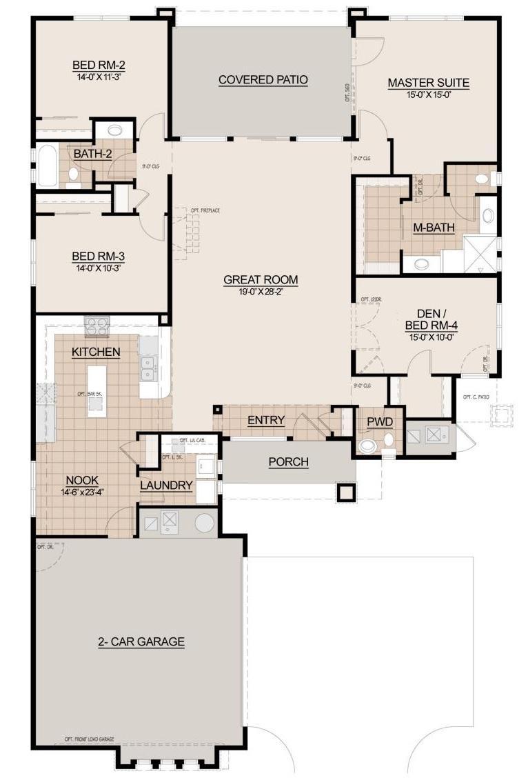 Boulder Pass Miramonte Floor Plan 2170 - Details