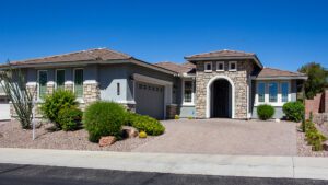 Front of 7170 Cactus Flower Pass